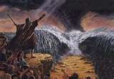YAHUVEH parts the Red Sea for Moses!