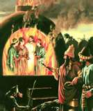 YAHUSHUA our MASHIACH, protecting Shadrack, Meshach and Abednego in the fiery furnace!